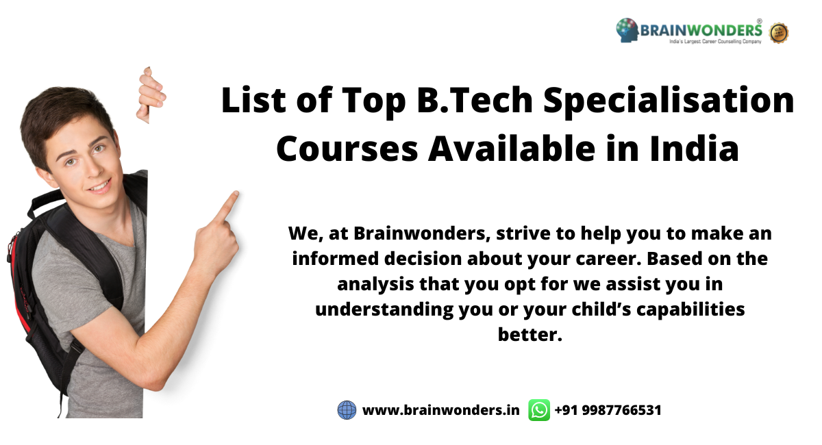 B tech courses list hot sale