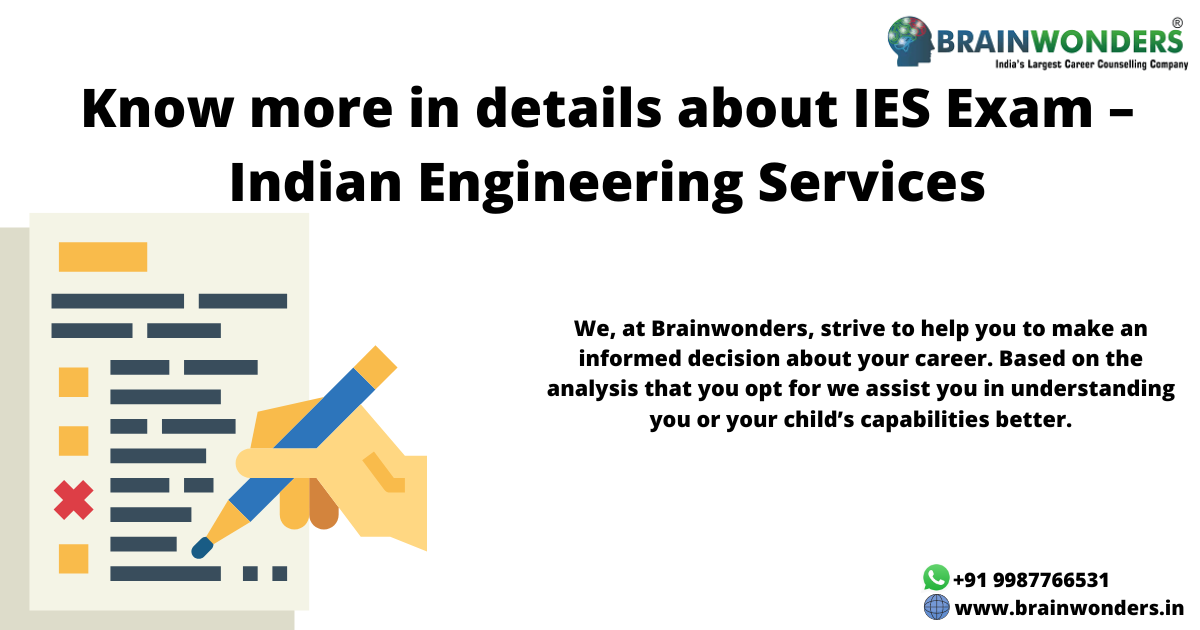 Know more in details about IES Exam u2013 Indian Engineering Services - Brainwonders