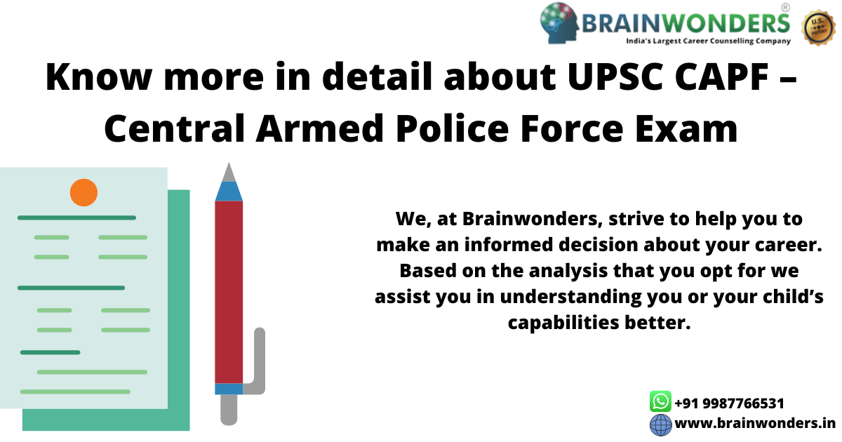 Know more in detail about UPSC CAPF Central Armed Police Force Exam