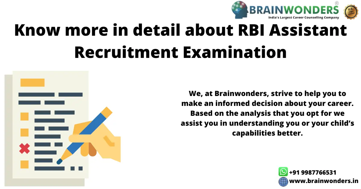 Know more in detail about RBI Assistant Recruitment Examination
