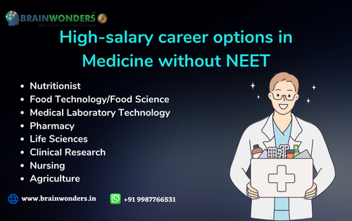 High salary courses after 12th science PCB or PCM without NEET
