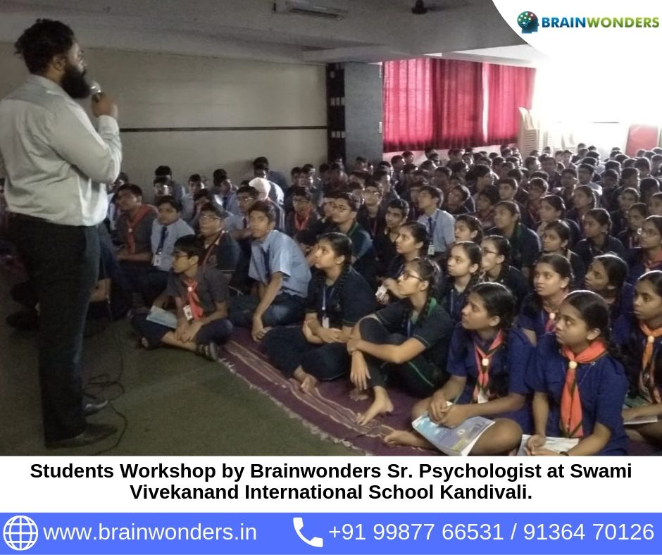 Students Workshop by Brainwonders Sr. Psychologist at Swami Vivekanand International School Kandivali (1)
