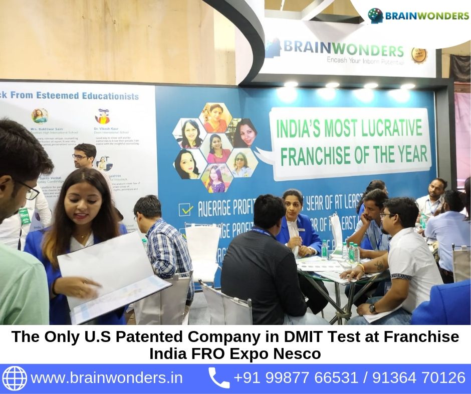 The Only U.S Patented Company in DMIT Test at Franchise India FRO Expo Nesco